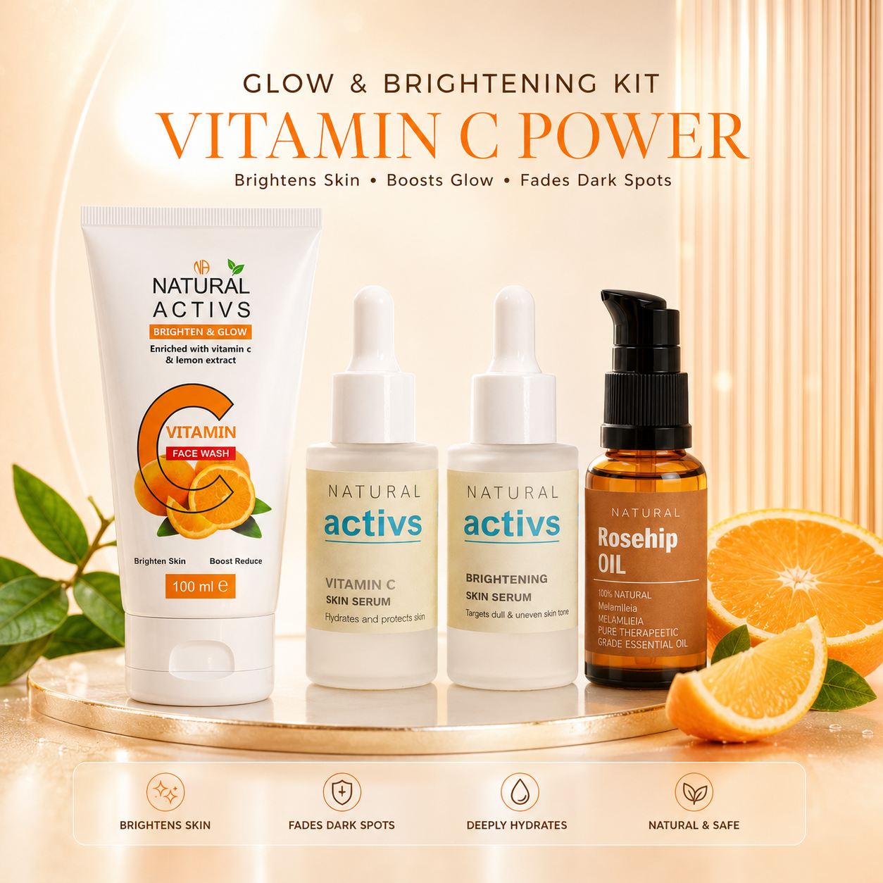 Glow & Brightening Kit – Complete Skincare Routine for Dull Skin