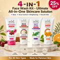 4-IN-1 Face wash Kit - Ultimate All-in-One Skincare Solution