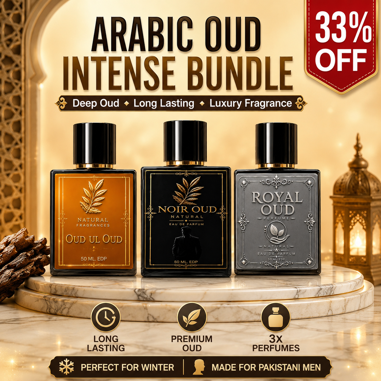 Arabic Oud Intense Bundle